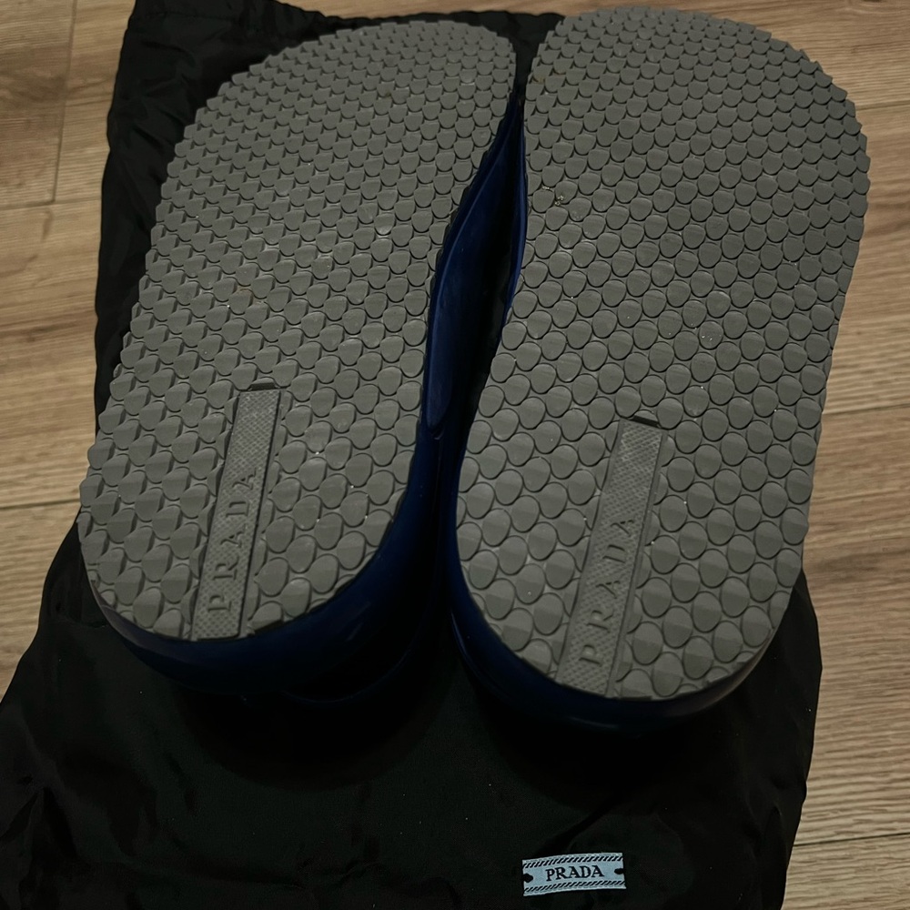 Good condition blue orange Prada slides sz9 uk 8 - Picture 3 of 3